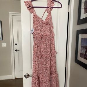 Pedal and Pup Maxi Dress